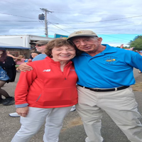 Dwight with Susan Collins at the 2026 Windsor Fair